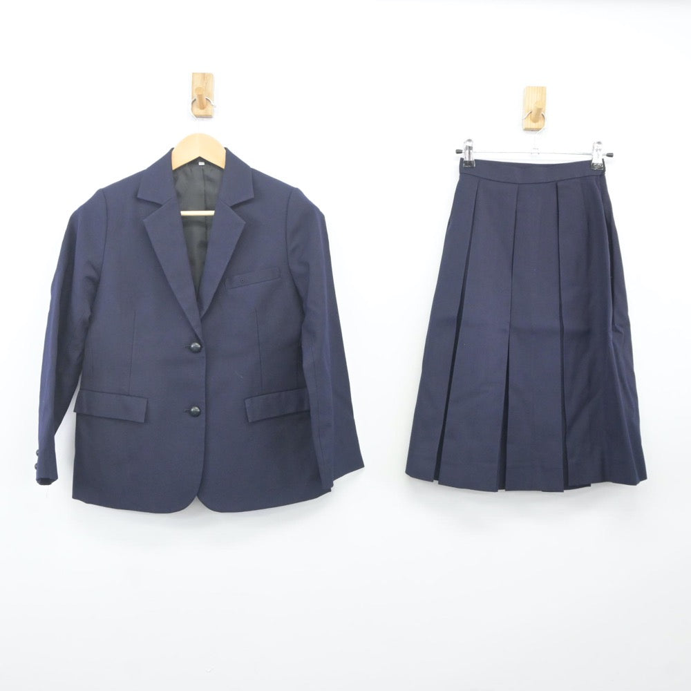 【中古】奈良県 桜井高等学校 女子制服 2点（ブレザー・スカート）sf024120