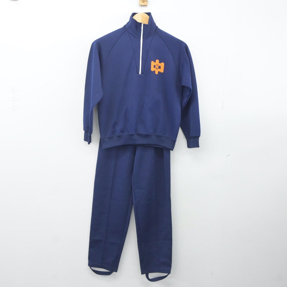 【中古】徳島県 徳島市川内中学校 女子制服 2点（ジャージ 上・ジャージ 下）sf024131