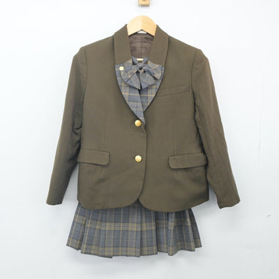 【中古】神奈川県 戸塚高等学校 女子制服 3点（ブレザー・スカート）sf024132