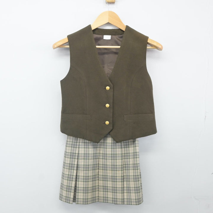 中古制服】神奈川県 戸塚高等学校 女子制服 2点（ベスト