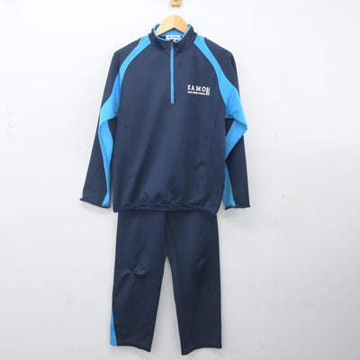 【中古】宮城県 加茂中学校 女子制服 2点（ジャージ 上・ジャージ 下）sf024139