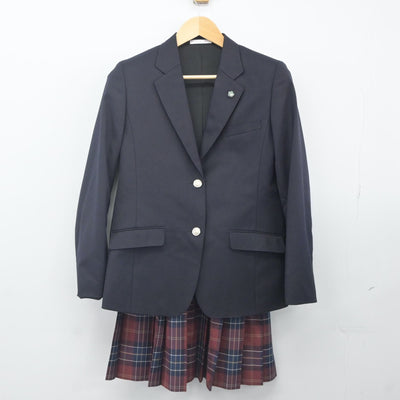 【中古】東京都 東京農大一高中等部 女子制服 4点（ブレザー・ニット・スカート）sf024144