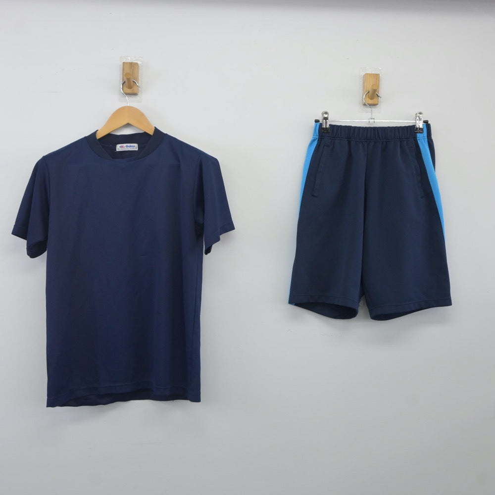 【中古】宮城県 加茂中学校 女子制服 2点（体操服 上・体操服 下）sf024149