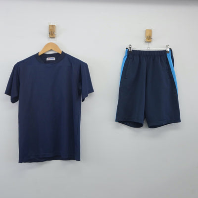 【中古】宮城県 加茂中学校 女子制服 2点（体操服 上・体操服 下）sf024149