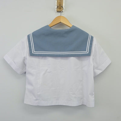 【中古】大分県 鶴崎高等学校 女子制服 2点（セーラー服・スカート）sf024165