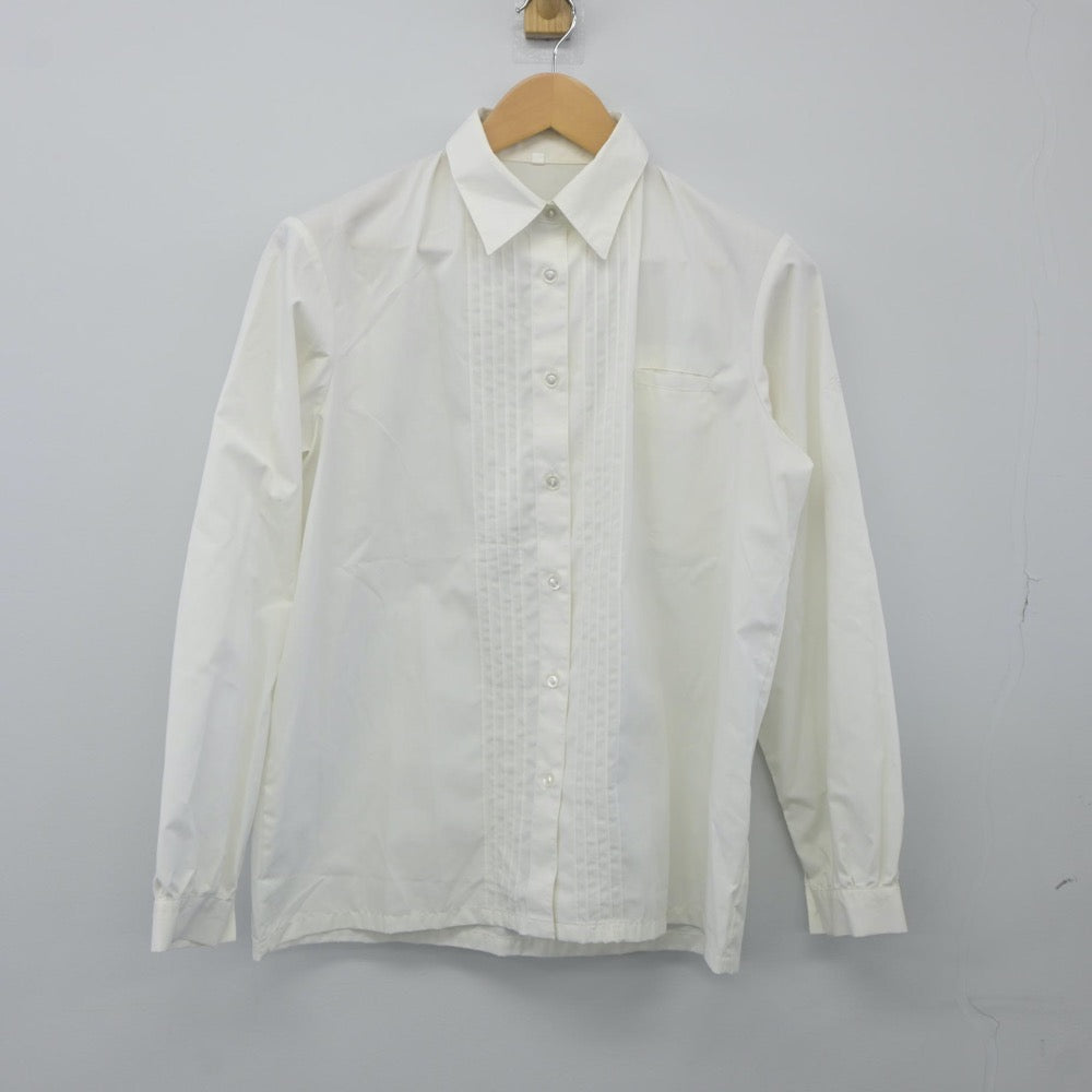 【中古】神奈川県 洗足学園中学校 女子制服 2点（ニット・シャツ）sf024168