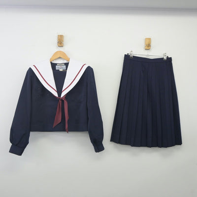 【中古】愛知県 安祥中学校 女子制服 3点（セーラー服・スカート）sf024173