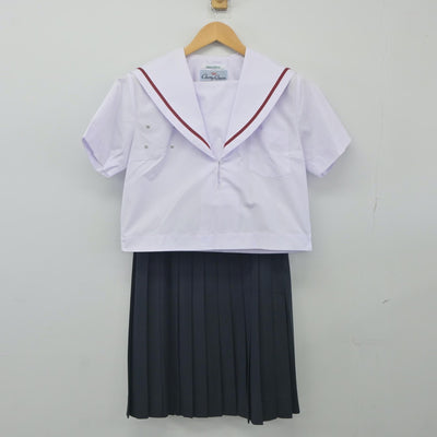 【中古】愛知県 安祥中学校 女子制服 2点（セーラー服・スカート）sf024175