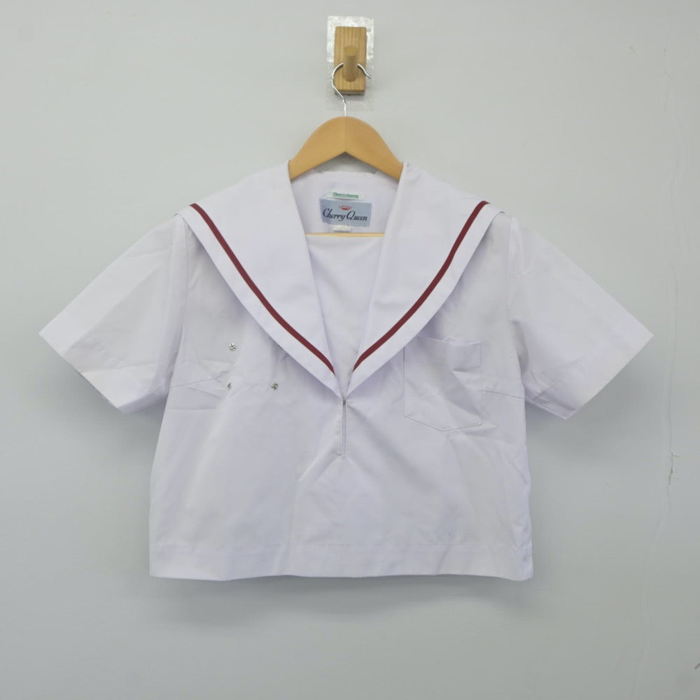 【中古】愛知県 安祥中学校 女子制服 2点（セーラー服）sf024176