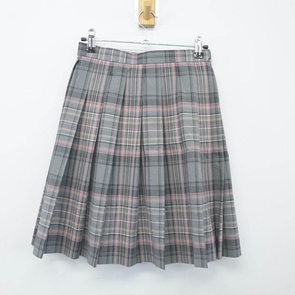 【中古】福岡県 大和青藍高等学校 女子制服 5点（ニットベスト・シャツ・スカート）sf024179