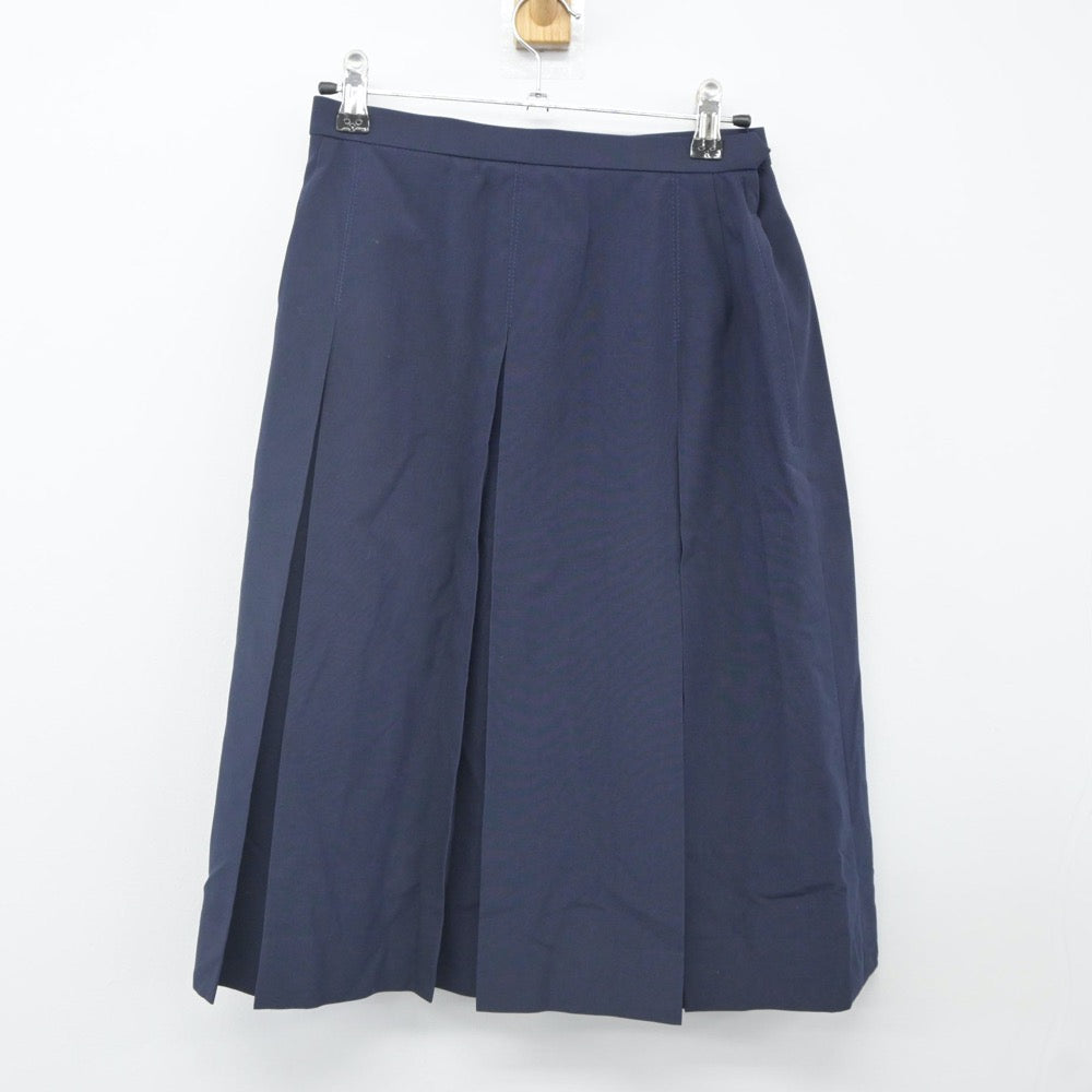 【中古】愛知県 豊野高等学校 女子制服 3点（ニット・シャツ・スカート）sf024186