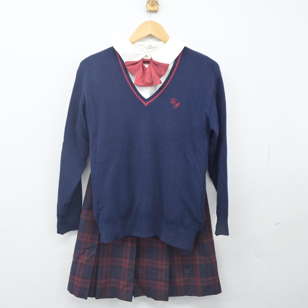 中古制服】埼玉県 浦和学院高等学校 女子制服 5点（ブレザー・ニット