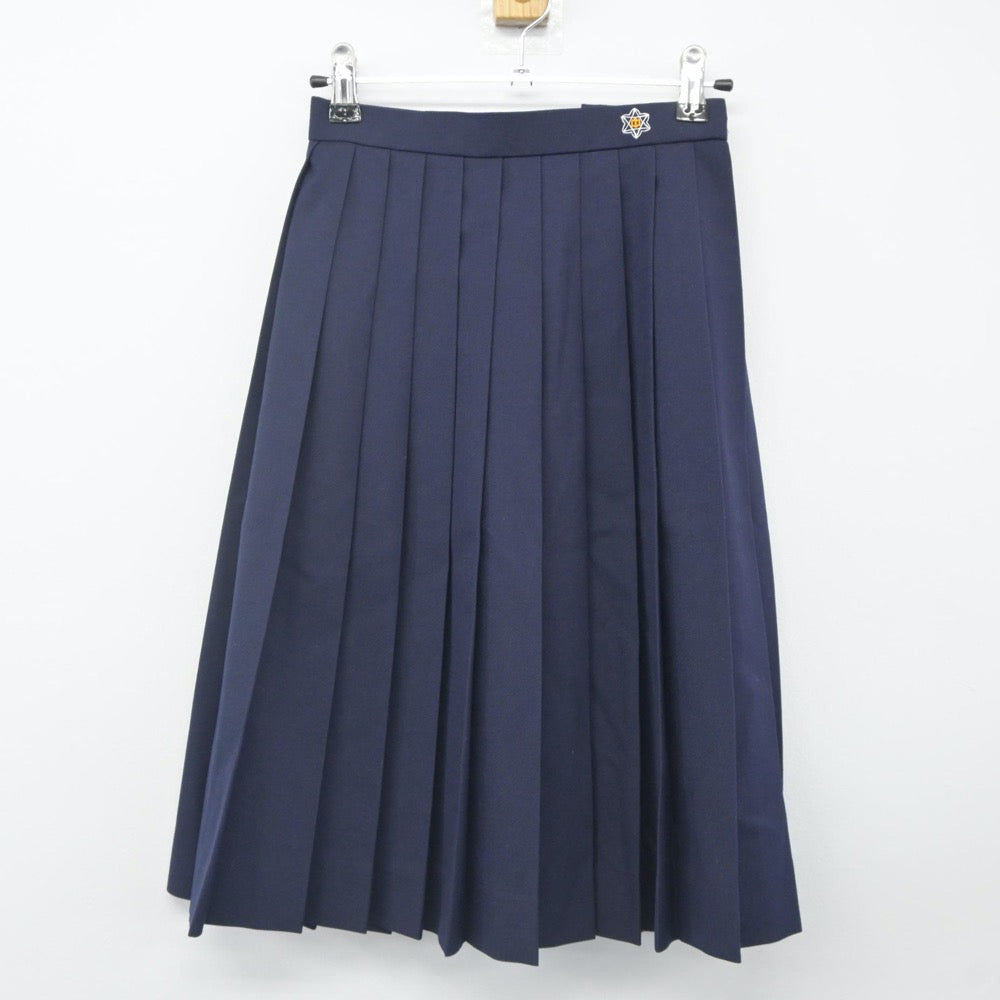 【中古】北海道 恵庭中学校 女子制服 3点（ブレザー・ベスト・スカート）sf024218