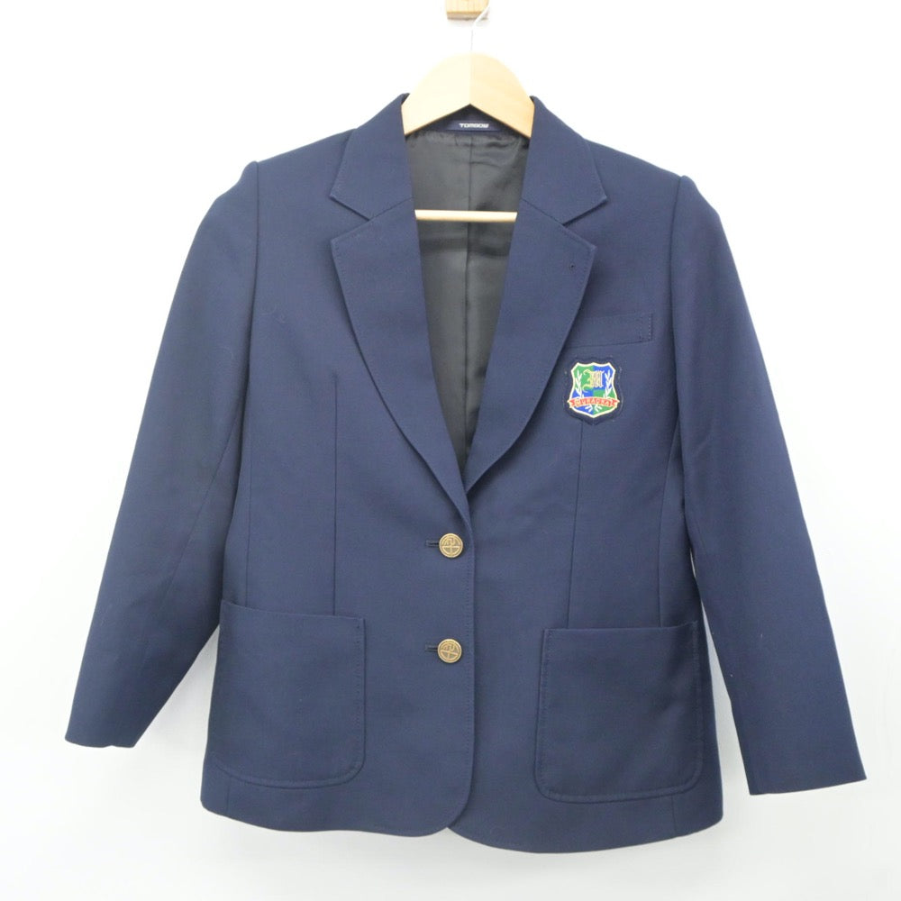 【中古】神奈川県 村岡中学校 女子制服 3点（ブレザー・スカート）sf024219