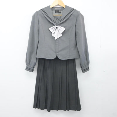 【中古】和歌山県 和歌山北高等学校 女子制服 3点（セーラー服・スカート）sf024222