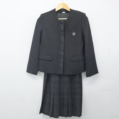 【中古】青森県 五所川原農林高等学校 女子制服 2点（ブレザー・スカート）sf024230