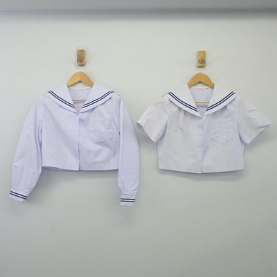 【中古】和歌山県 有功中学校 女子制服 2点（セーラー服）sf024237