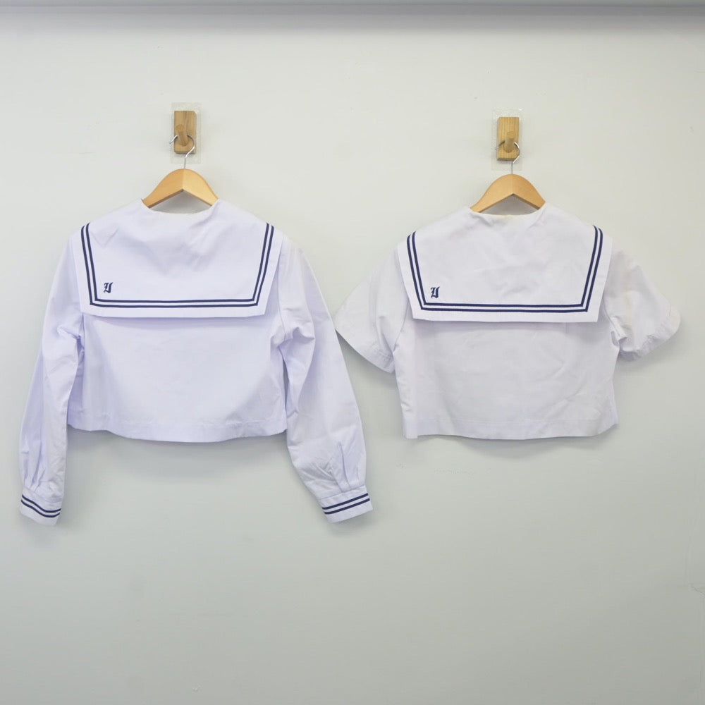 【中古】和歌山県 有功中学校 女子制服 2点（セーラー服）sf024237