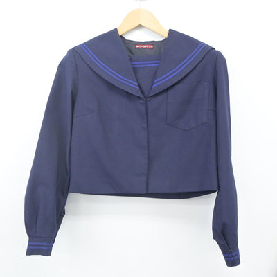 【中古】和歌山県 有功中学校 女子制服 2点（セーラー服・スカート）sf024238