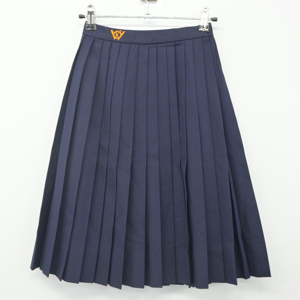 【中古】和歌山県 有功中学校 女子制服 2点（セーラー服・スカート）sf024238