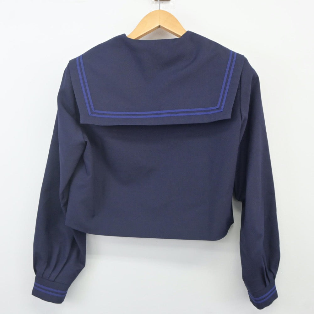 【中古】和歌山県 有功中学校 女子制服 2点（セーラー服・スカート）sf024239