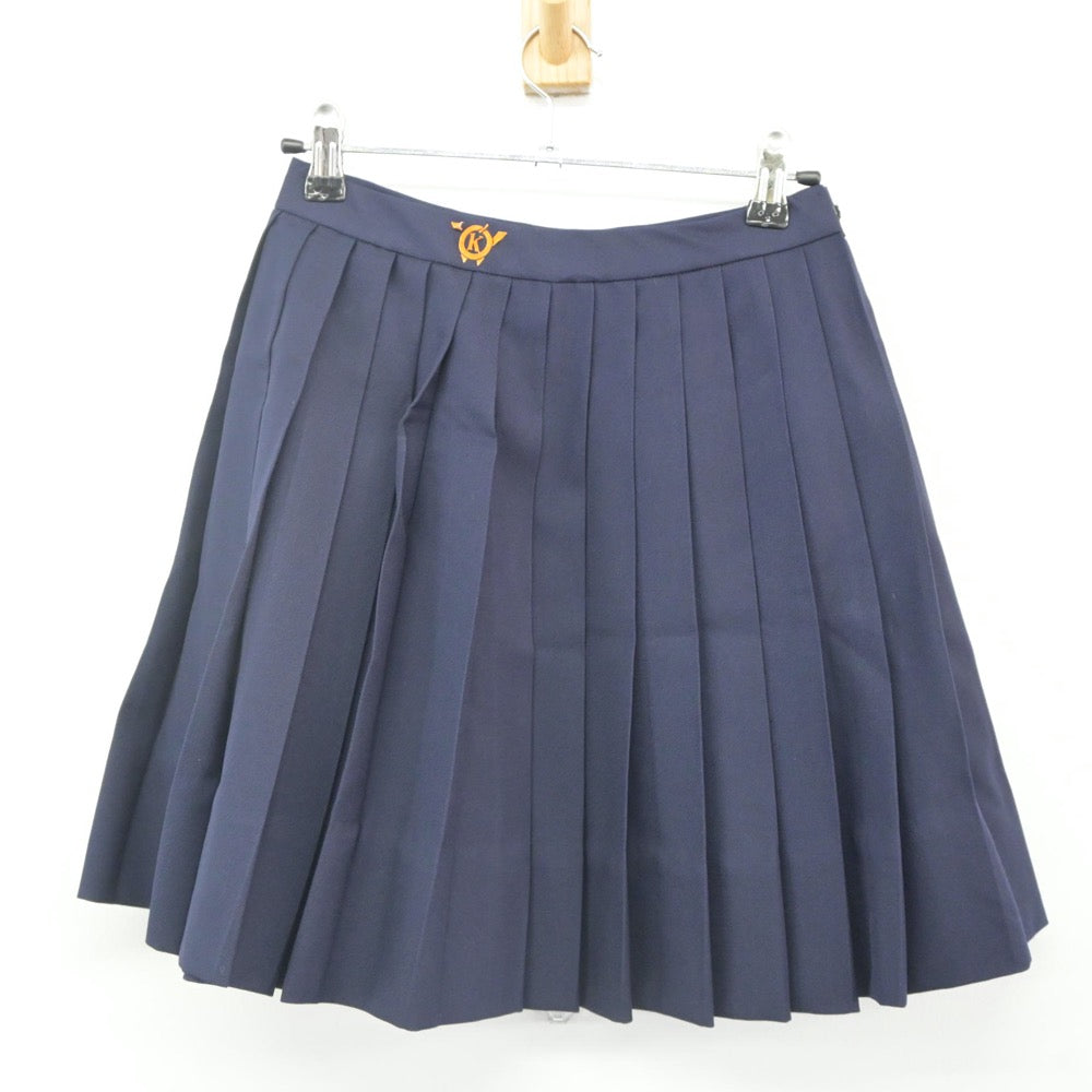 【中古】和歌山県 有功中学校 女子制服 2点（セーラー服・スカート）sf024239