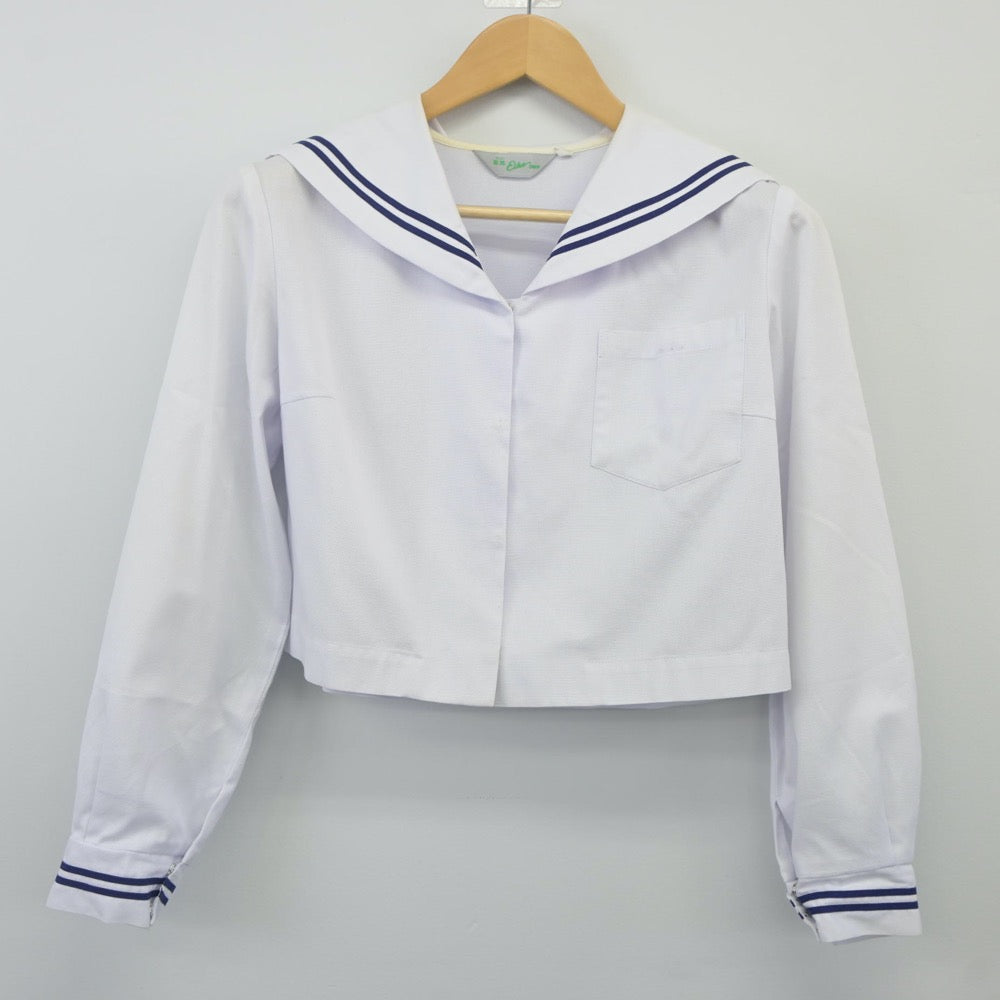 【中古】和歌山県 有功中学校 女子制服 2点（セーラー服・スカート）sf024240