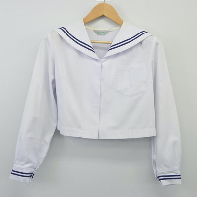 【中古】和歌山県 有功中学校 女子制服 2点（セーラー服・スカート）sf024240