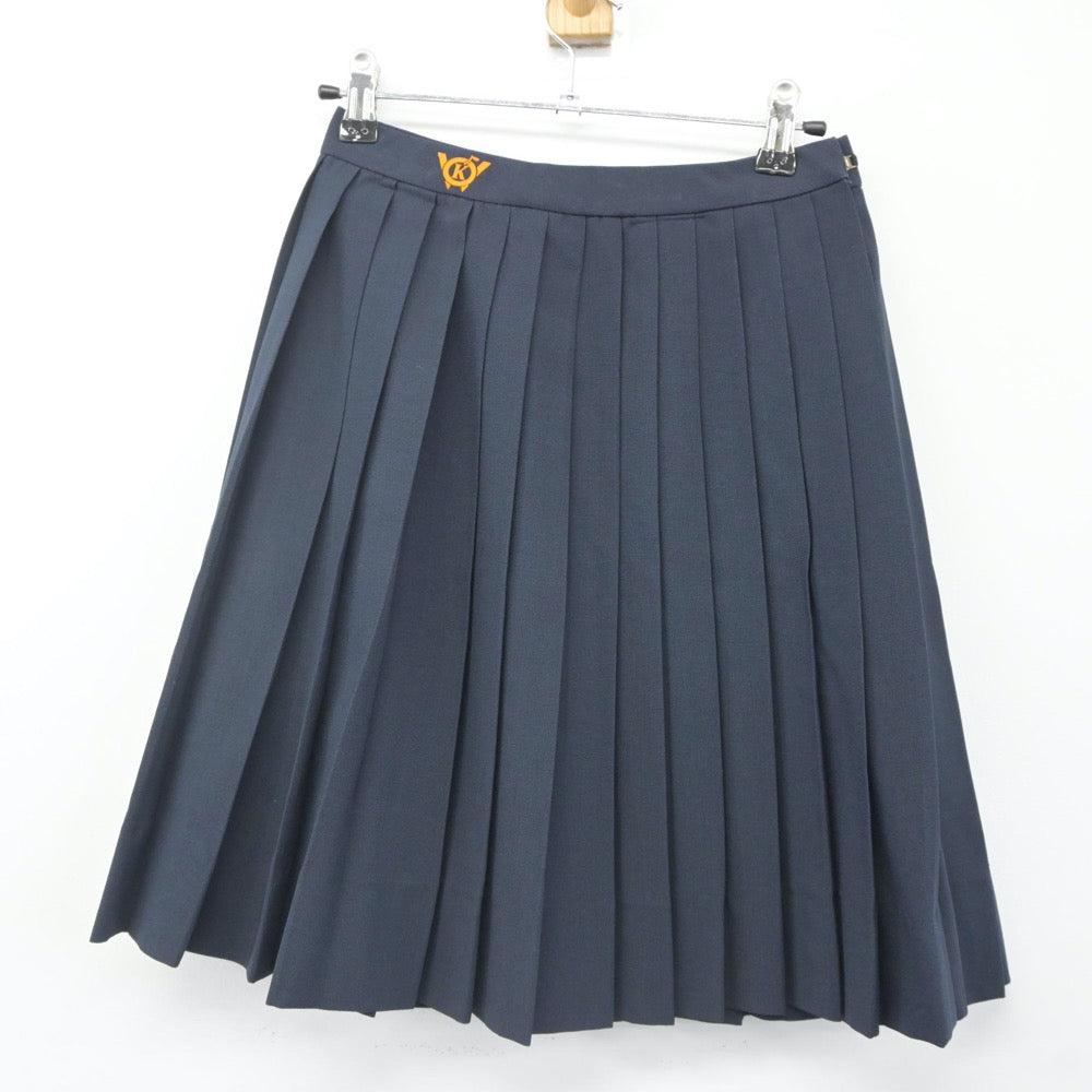 【中古】和歌山県 有功中学校 女子制服 2点（セーラー服・スカート）sf024240