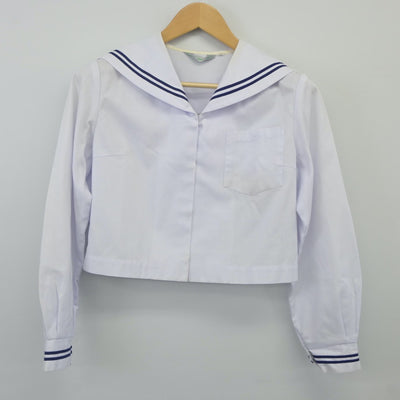 【中古】和歌山県 有功中学校 女子制服 2点（セーラー服・スカート）sf024241