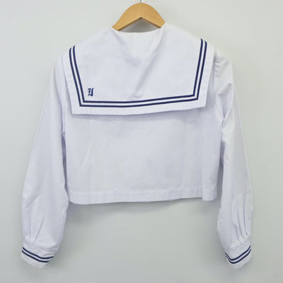 【中古】和歌山県 有功中学校 女子制服 2点（セーラー服・スカート）sf024241