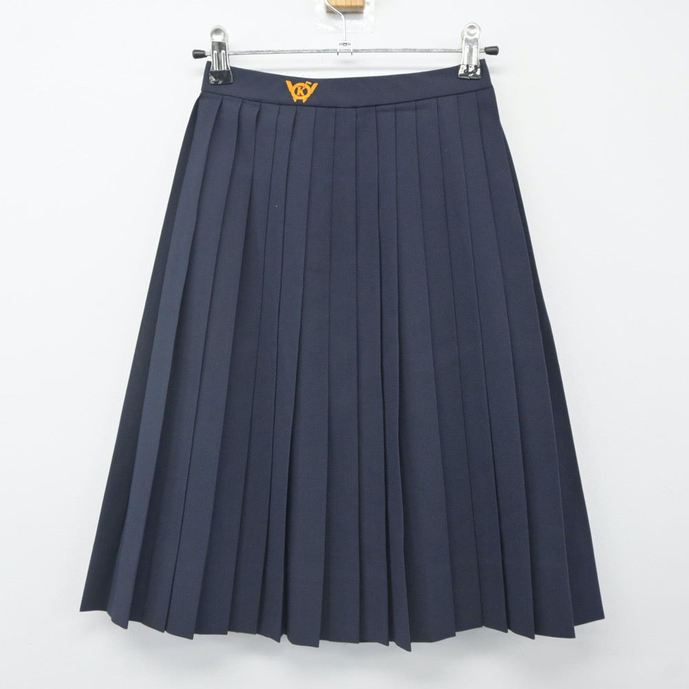 【中古】和歌山県 有功中学校 女子制服 2点（セーラー服・スカート）sf024241