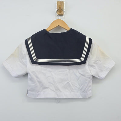 【中古】福岡県 精華女子高等学校 女子制服 2点（セーラー服・スカート）sf024242