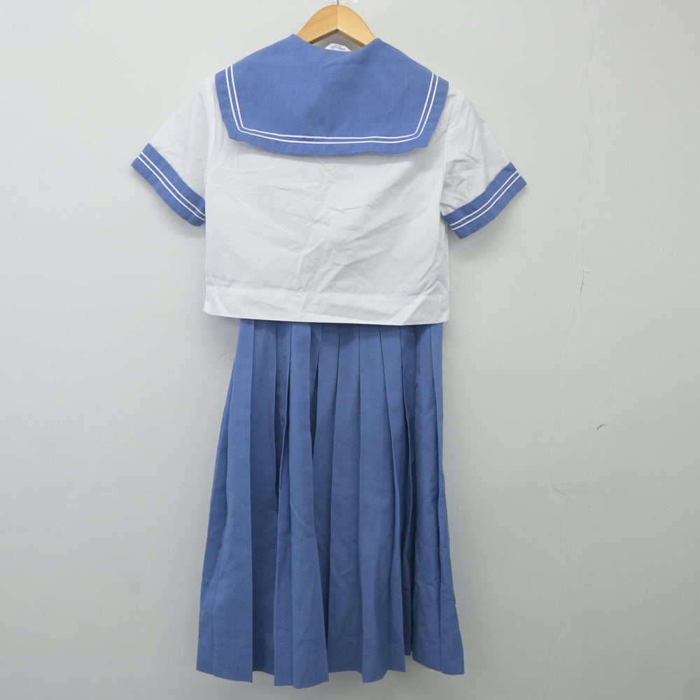 【中古】熊本県 東野中学校 女子制服 3点（セーラー服・スカート）sf024246