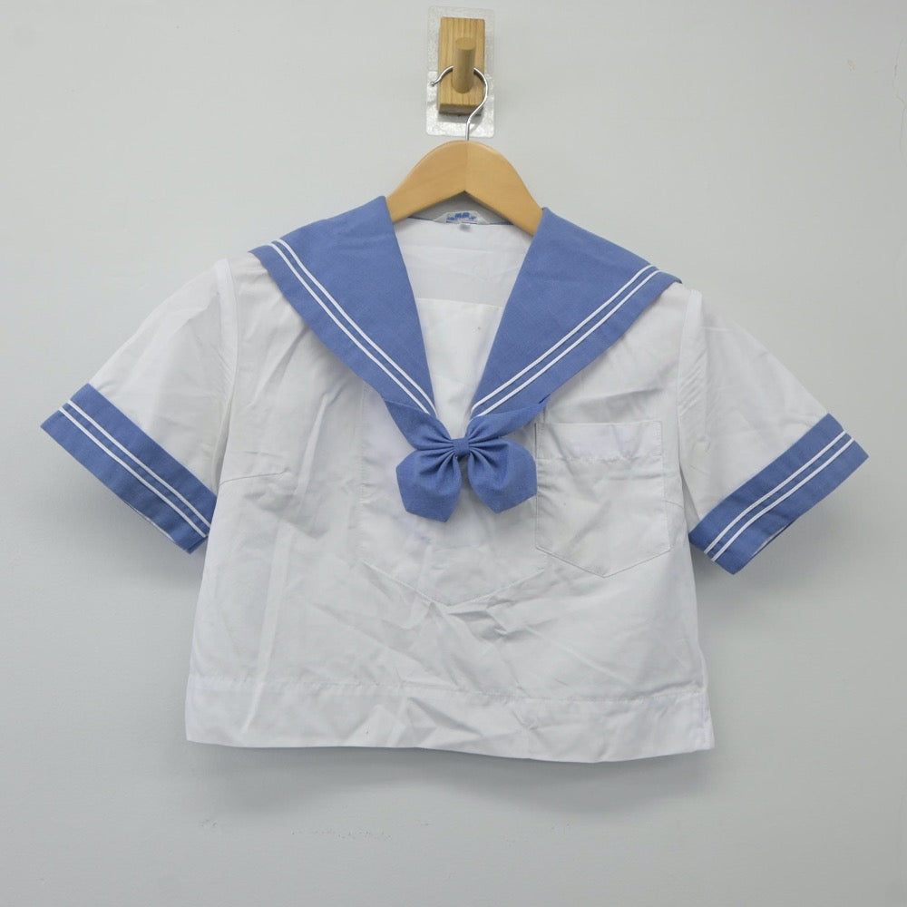 【中古】熊本県 東野中学校 女子制服 3点（セーラー服・スカート）sf024246