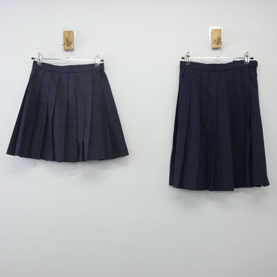 【中古】千葉県 幕張総合高等学校 女子制服 4点（ブレザー・スカート・スカート）sf024256