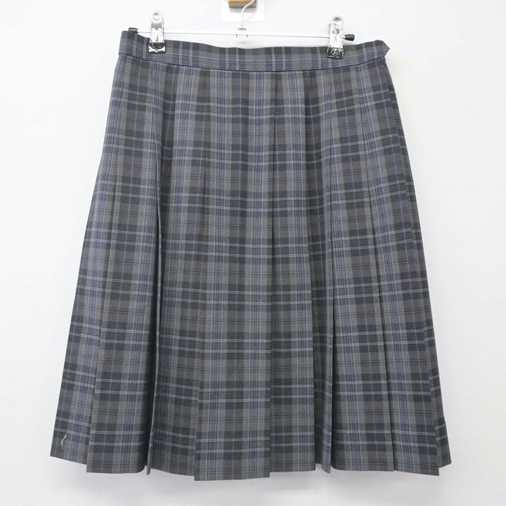 【中古】岐阜県 八百津高等学校 女子制服 5点（ブレザー・ニットベスト・シャツ・スカート）sf024258