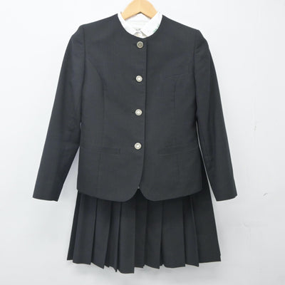 【中古】広島県 大竹高等学校 女子制服 4点（ブレザー・ニット・シャツ・スカート）sf024259