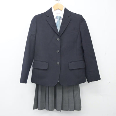 【中古】香川県 英明高等学校 女子制服 5点（ブレザー・シャツ・スカート）sf024262