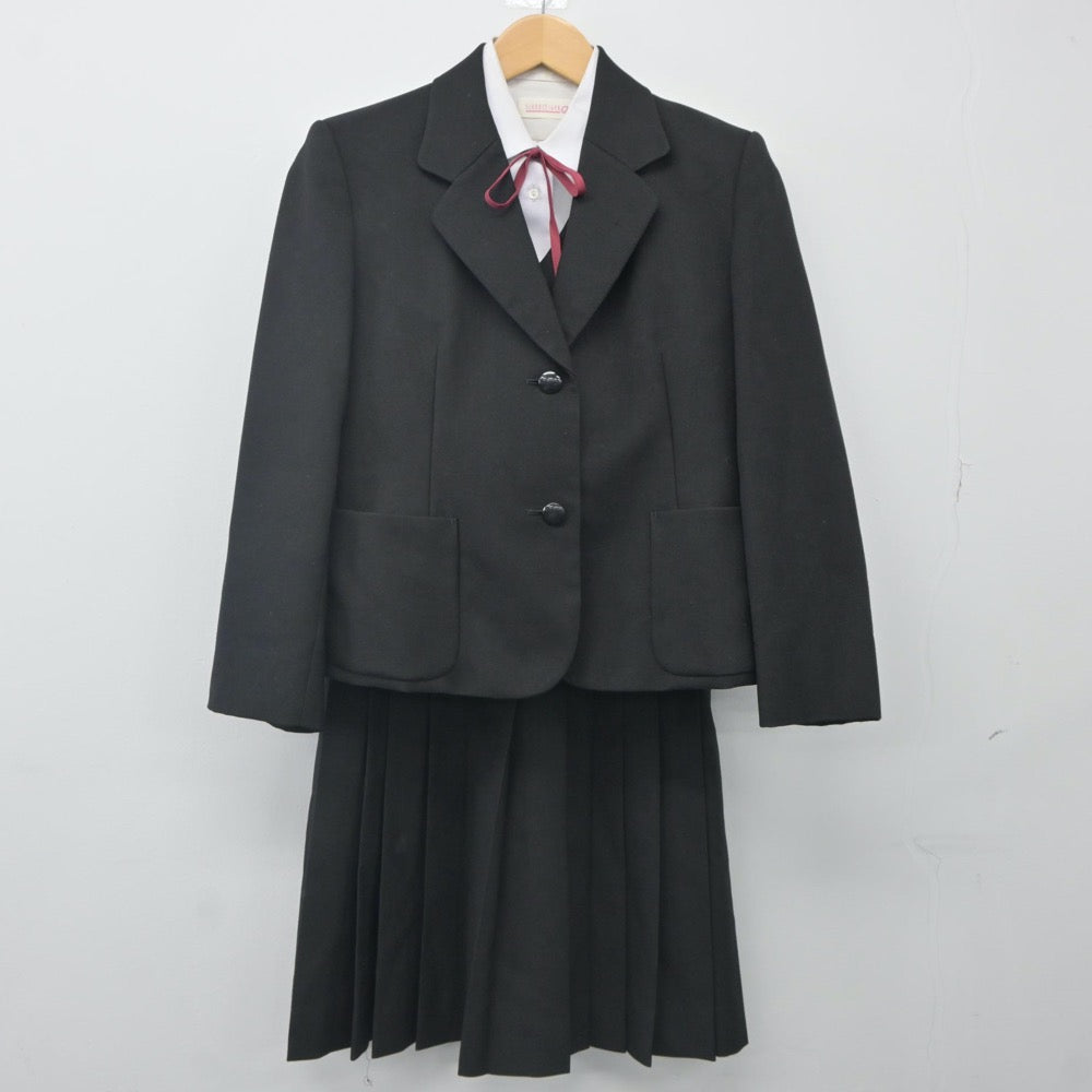 【中古】鹿児島県 玉龍高等学校 女子制服 5点（ブレザー・ベスト・シャツ・スカート）sf024266