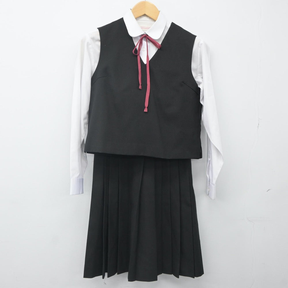 中古制服】鹿児島県 玉龍高等学校 女子制服 5点（ブレザー・ベスト・シャツ・スカート）sf024266【リサイクル学生服】 | 中古制服通販パレイド