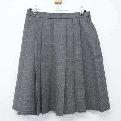 【中古】東京都 府中西高等学校 女子制服 2点（ベスト・スカート）sf024270