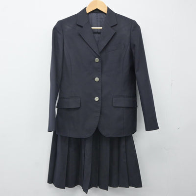 【中古】埼玉県 春日部東高等学校 女子制服 3点（ブレザー・ニット・スカート）sf024272