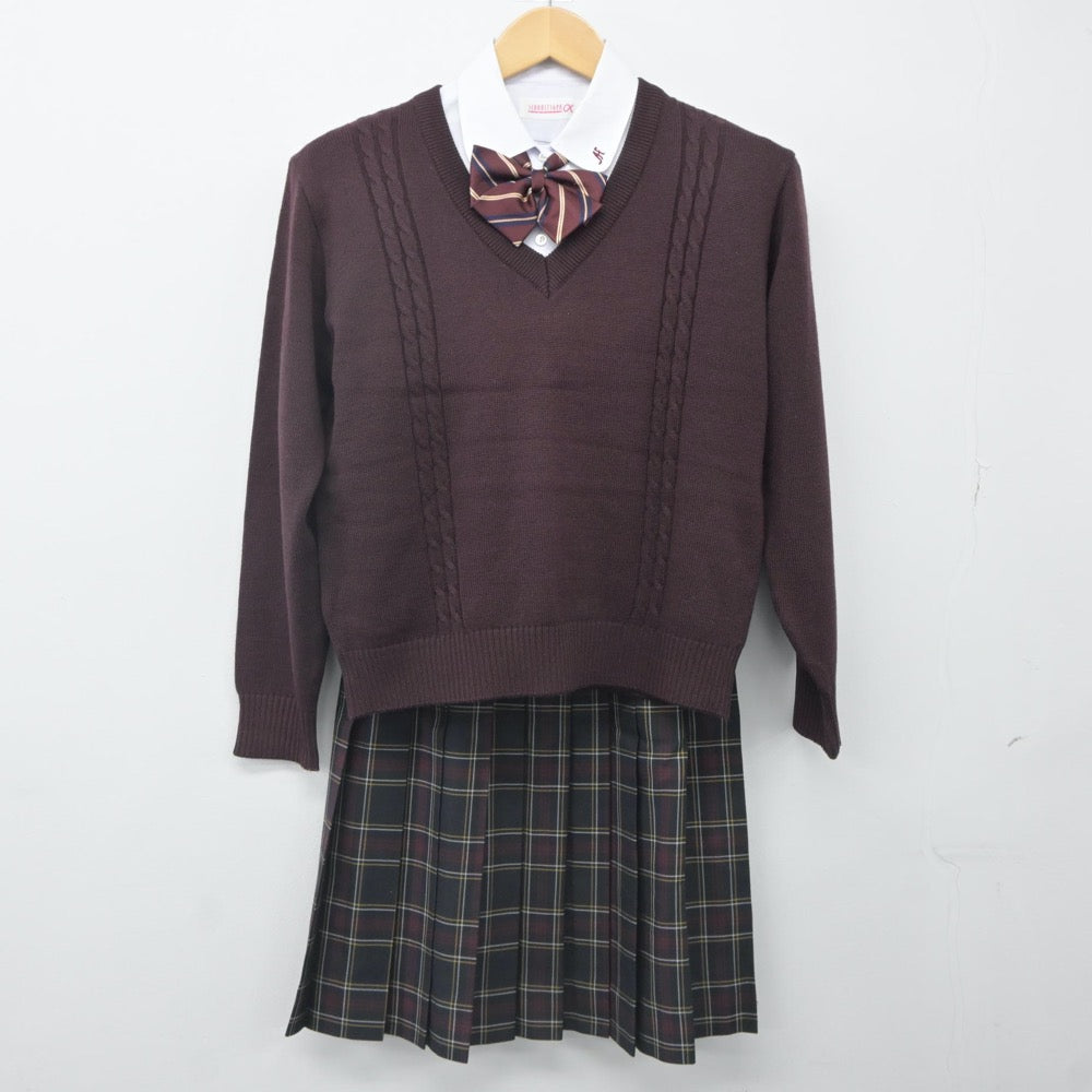 中古制服】兵庫県 明石高等学校 女子制服 6点（ブレザー・ニット・シャツ・スカート）sf024278【リサイクル学生服】 | 中古制服通販パレイド