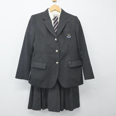 【中古】広島県 総合技術高等学校 女子制服 4点（ブレザー・シャツ・スカート）sf024280