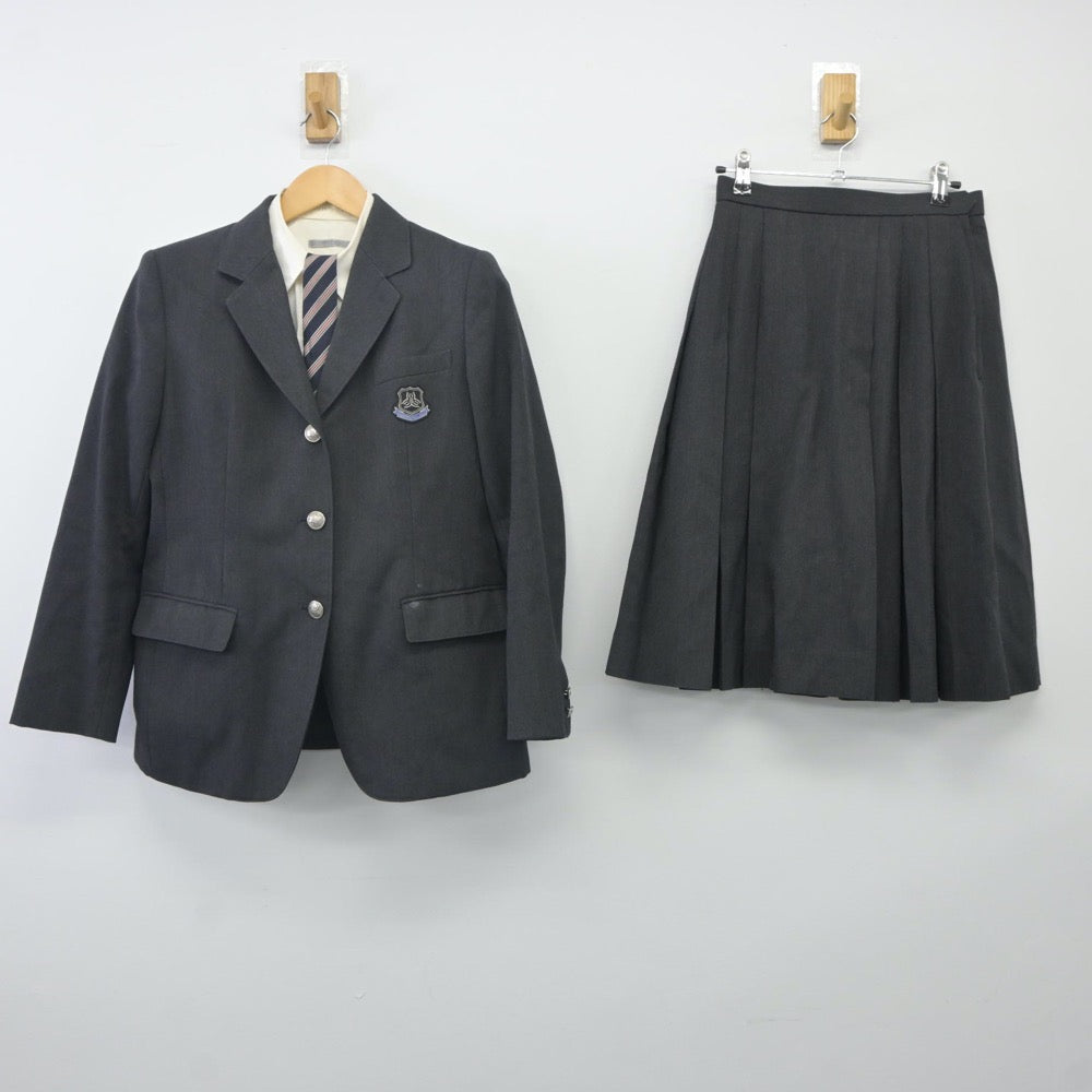 【中古】広島県 総合技術高等学校 女子制服 4点（ブレザー・シャツ・スカート）sf024280