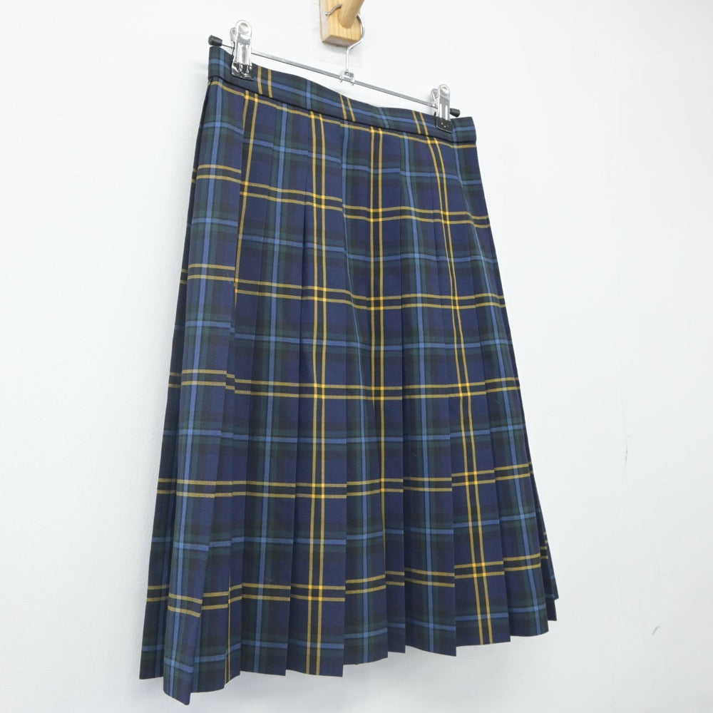 【中古】千葉県 日本体育大学柏高等学校 女子制服 2点（スカート）sf024284