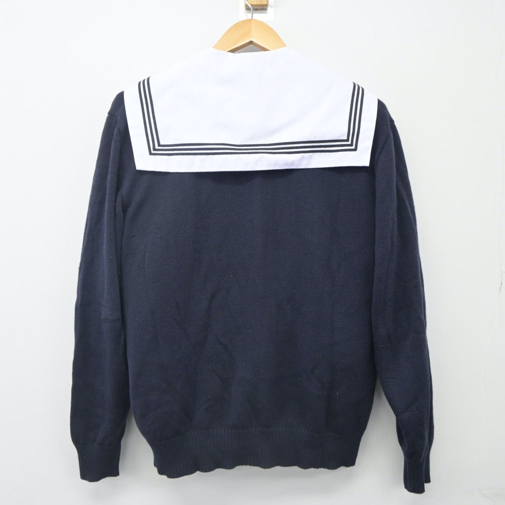 【中古】滋賀県 水口高等学校 女子制服 2点（ニット・セーラー服）sf024288