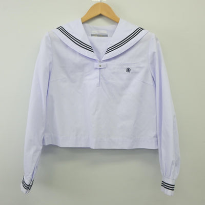 【中古】滋賀県 水口高等学校 女子制服 2点（ニット・セーラー服）sf024288