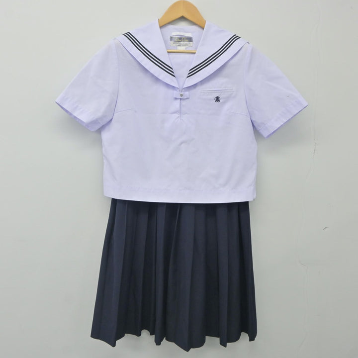 中古制服】滋賀県 水口高等学校 女子制服 3点（セーラー服